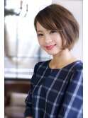 ナチュラルショートボブ