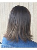 グレージュで作る透明感グラデーションカラー☆白井