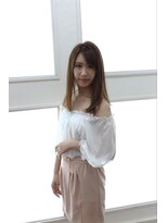 バグズ ヘアデザイン 桔梗が丘店(Baguz HAIR DESIGN)&nbsp;レイヤーストレートスタイル