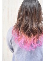 ホワイト 梅田(white)&nbsp;＊裾カラー＊アイスピンク