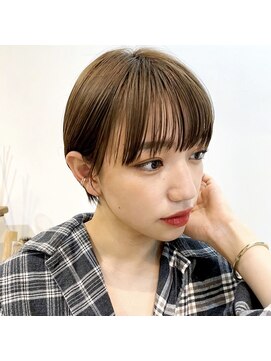 ラナ 渋谷(Lana) 【Gigi渋谷】韓国風!前髪も大人かわいいショートボブスタイル◎
