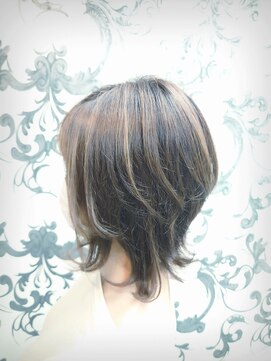 コアフールソレイユ(coiffeur SOLEIL) 大人クビレ ひし形 ミディ