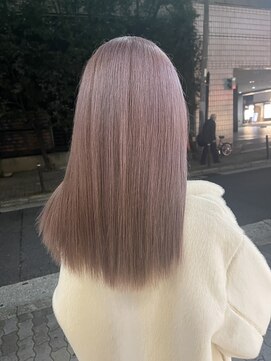 ラフ(LAFF) #黒髪#ボブルフ#ネビージュ#小顔#ワンレン