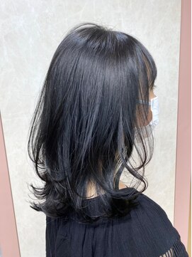 カームバイリコ 学芸大学(calm by liko) 美髪/大人かわいい/こなれミディ/サンドベージュ[学芸大学]