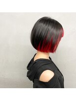 タグ(#tag)&nbsp;#ミニボブ×インナーレッド