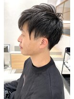 ステアケース 武蔵小杉店(stair:case)&nbsp;メンズツーブロック/サイドパート/ジェット/刈り上げ/前髪長め