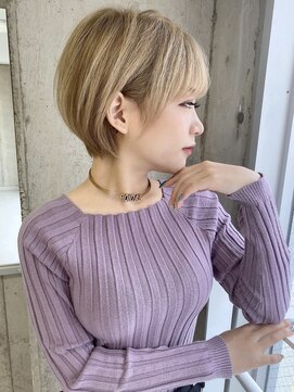 ロンド ロビン 栄(Lond robin) 【Lond robin】渡辺隼也　大人美人ショート/垢抜けショート