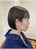 切りっぱなしボブ