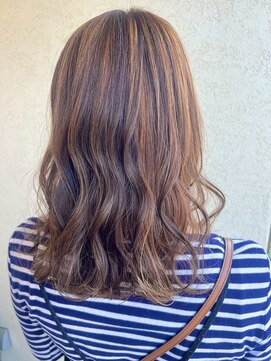 カーサ(Casa by JLB) 【CASA.maika】ハイライト×ミルクティーベージュ