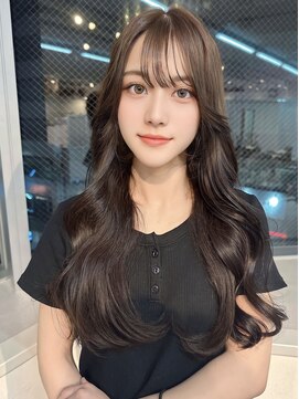 ミョンシル 【myonsil 山田】ロングレイヤー/ブリーチなしグレージュ