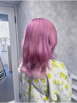 ティアム 渋谷店(Tiam shibuya) ピンクカラー/韓国ヘア/ケアブリーチ/ダブルカラー/渋谷