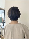 丸みショート アッシュカラー