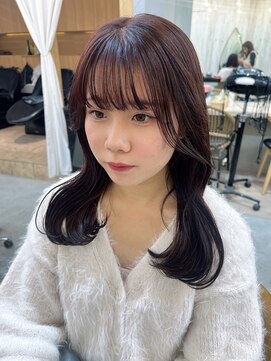 ロンドアジュール 横浜(Lond azur) ブリーチなしピンクカラー