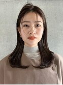 ロングレイヤー/小顔似合わせカット/イメチェン/前髪