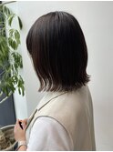 外ハネストレートボブ顔まわり前髪カットトリートメント