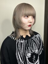 グラッド(GLAD.) ミディアムウルフカットネオウルフカット顔まわりレイヤーカット