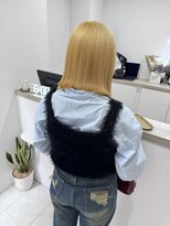 ヨーロ(yolo)&nbsp;ブリーチ×ブロンドヘアー