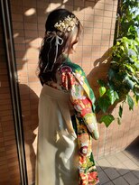 サロンドボエム 国分寺(SALON DE BOHEME) ハーフアップ