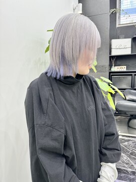 チュダック(ChuDuck) 韓国風《ペールシルバー》ハイトーン/ケアブリーチ/ダブルカラー