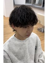 ビカム 名駅(become)&nbsp;波巻きパーマメンズマッシュ