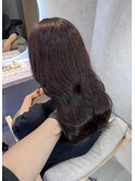 【emma RINA】ブリーチなしダブルカラーで叶うカシスピンク