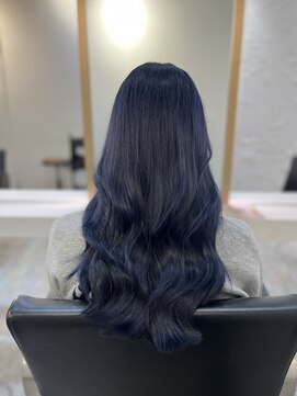 ブレンド 渋谷(BLend) 縮毛矯正.レイヤーカット.ブルーブラック.髪質改善. 黒髪