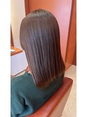 ツヤ髪ストレート