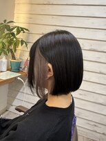 フレリス(FreRis) ボブ×グレージュ［守谷/インナーカラー/グレージュ］