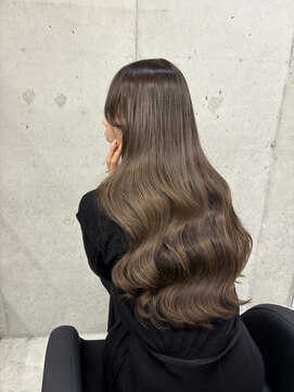 シェノン 近鉄奈良店(CHAINON) ブリーチなしWカラー　キャラメルベージュ