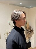 メンズローライトカラー/韓国マッシュ/スペインカール/20代