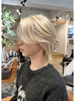 ミモザワークス(Mimosa Works) 地毛から一日で出来る!ホワイトブロンド