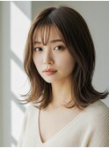 イメチェン/美髪/外ハネボブ/ワイドバング/髪質改善/縮毛矯正