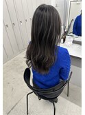 ハイライトバレイヤージュダブルカラーケアブリーチ30代40代50代