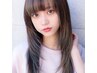 【韓国ヘア好きな方へ】小顔レイヤーカット+透明感カラー+つやつやTR ￥6800