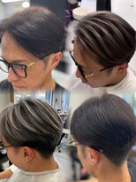 バース 梅田中崎町店(BIRTH)&nbsp;メンズハイライトバレイヤージュメッシュ