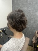 ショートボブ×デジタルパーマ