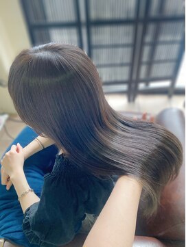 ハピネス クローバー 学園前店(Happiness CLOVER) レイヤーロング　ベージュカラー　艶髪