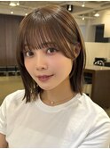レイヤーボブ切りっぱなしボブ大人ボブパツっとボブラインボブ