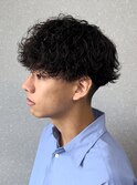 メンズ波巻きパーマ