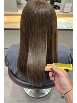 マオリ ホアロハ バイ アヌエヌエ(maoli hoaloha by anuenue) 脱白髪染め+髪質改善水素ケアカラー