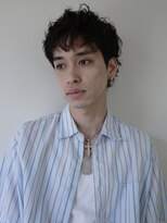 ランプ 代官山(the lamp)&nbsp;黒髪メンズショートレイヤー メンズアップバング