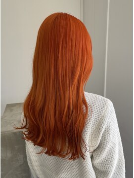 ノートエートル 西金沢(Nought etre) オレンジカラー/派手髪カラー/ハイトーンカラー/ケアブリーチ