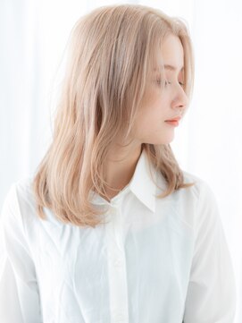 カバーヘア ブリス 戸田公園西口店(COVER HAIR bliss) 抜け感ハイトーンカラーエアリーロング//戸田公園10代20代