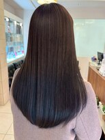 ビューティシモ 所沢(Beautissimo)&nbsp;グレージュ 髪質改善 サラツヤストレート 艶髪カラー ロング