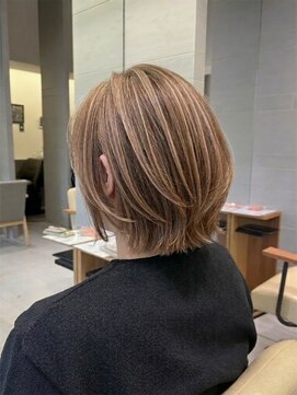 キミトヘアデザインアンドスパ(Kimito Hair design&spa) レイヤーボブ/髪質改善/小顔/艶髪/30代/40代/武蔵小杉