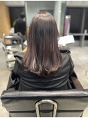 ナチュラルなワンレンSTYLE☆ピンクブラウンカラー