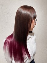 ソーエン バイ ヘッドライト 横須賀中央(soen by HEADLIGHT) さら艶×カシスグラデーション