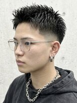 ヘッドストック(HEAD STOCK)&nbsp;ハイフェードアップバングショートスパイキーショート