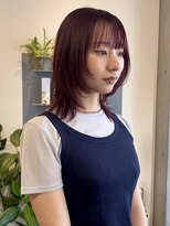カサネ(casane)&nbsp;ハッシュカット×暖色カラー