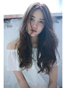 ミラバイグリーン(Mira by green) 色っぽgray ash long#1